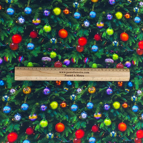 Pound A Metre Per Metre Per Metre Digitally Printed  Christmas 100% Cotton- 45" Wide (Christmas Decoration)