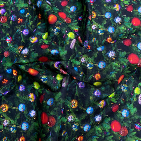 Pound A Metre Per Metre Per Metre Digitally Printed  Christmas 100% Cotton- 45" Wide (Christmas Decoration)