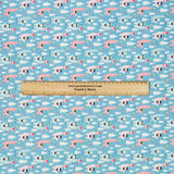 Pound A Metre Per Metre Per Metre Digitally Printed Christmas 100% Cotton- 45" Wide (Hat)