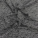 Pound A Metre Per Metre Per Metre Digitally Printed  Halloween 100% Cotton- 45" Wide (Black Pumpkin)