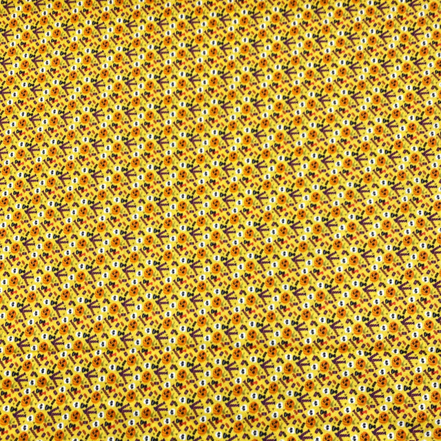 Pound A Metre Per Metre Per Metre Digitally Printed Halloween 100% Cotton- 45" Wide (Halloween)