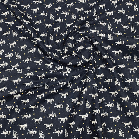 Pound A Metre Per Metre Per Metre Digitally Printed Halloween 100% Cotton- 45" Wide (Mummy)