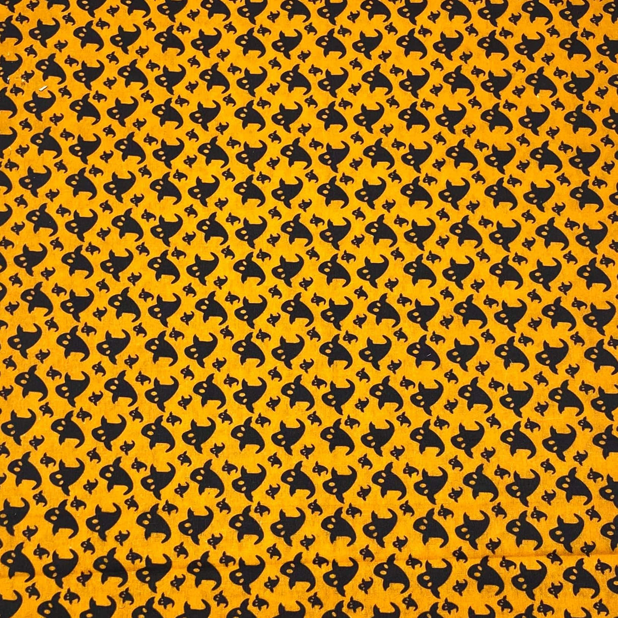 Pound A Metre Per Metre Per Metre Digitally Printed Halloween 100% Cotton- 45" Wide (Night)