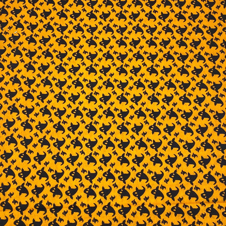 Pound A Metre Per Metre Per Metre Digitally Printed Halloween 100% Cotton- 45" Wide (Night)