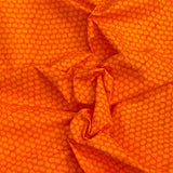 Pound A Metre Per Metre Per Metre Digitally Printed  Halloween 100% Cotton- 45" Wide (Orange Pumpkin)