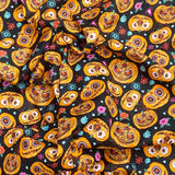 Pound A Metre Per Metre Per Metre Digitally Printed  Halloween 100% Cotton- 45" Wide ()