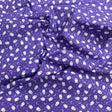 Pound A Metre Per Metre Per Metre Digitally Printed  Halloween 100% Cotton- 45" Wide (Purple Ghost)