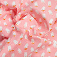 Pound A Metre Per Metre Per Metre Digitally Printed  Halloween 100% Cotton- 45" Wide (Salmon Ghost)
