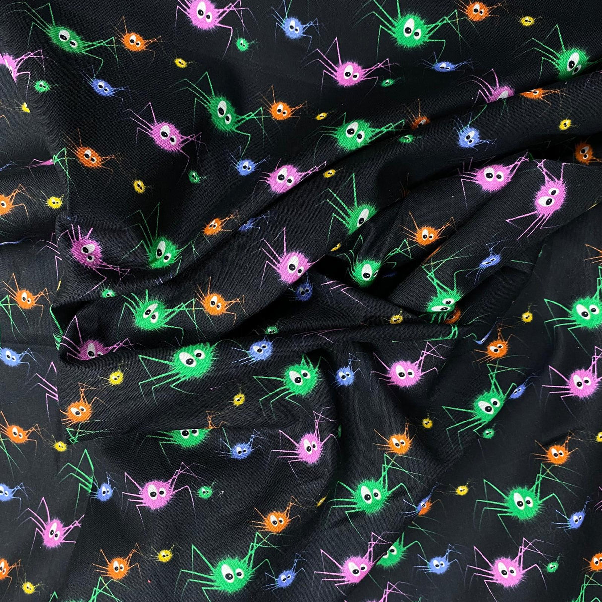 Pound A Metre Per Metre Per Metre Digitally Printed  Halloween 100% Cotton- 45" Wide (Spooky)
