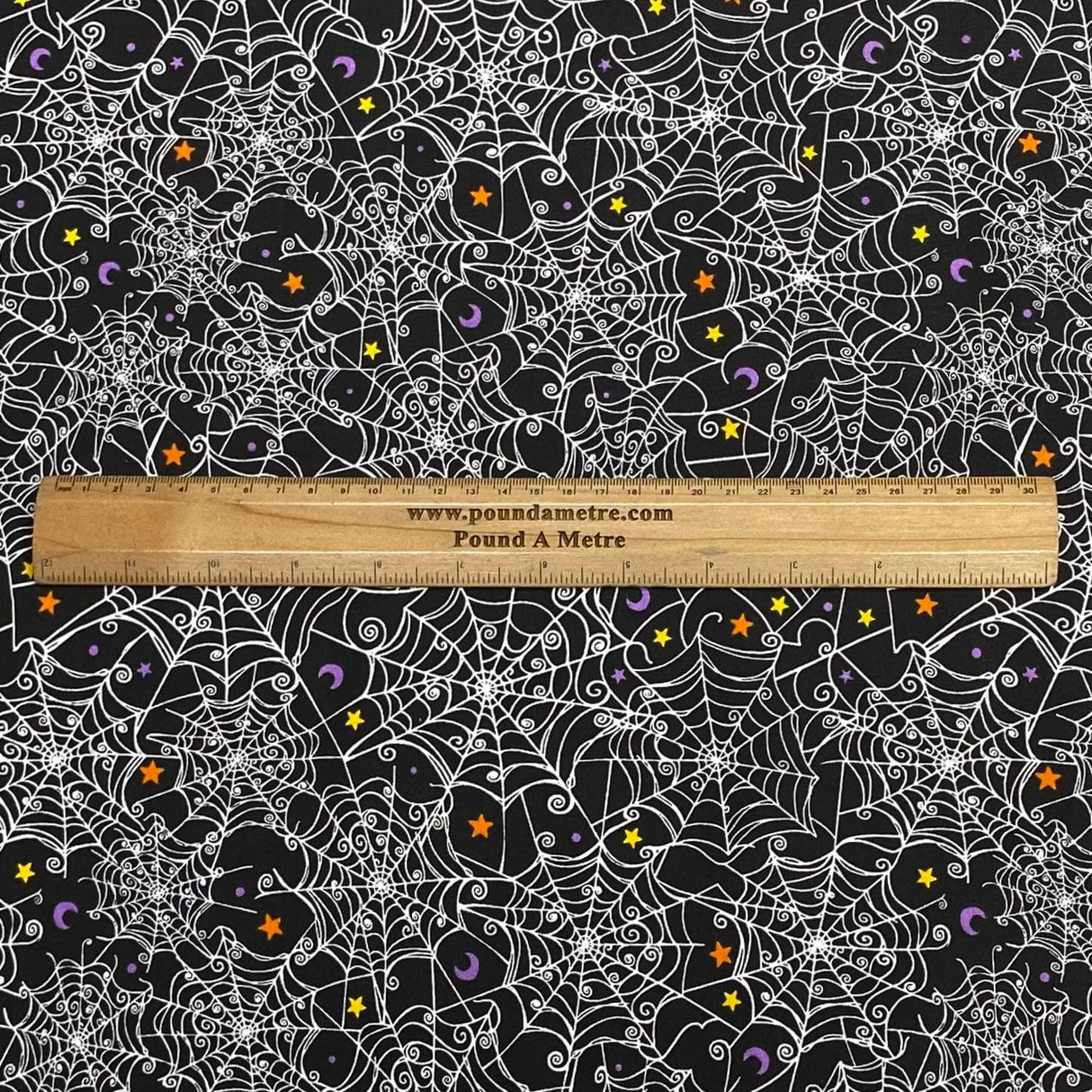 Pound A Metre Per Metre Per Metre Digitally Printed  Halloween 100% Cotton- 45" Wide (Web)
