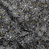 Pound A Metre Per Metre Per Metre Digitally Printed  Halloween 100% Cotton- 45" Wide (Web)