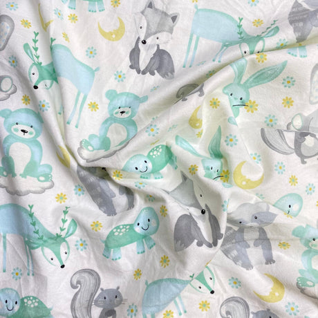 Pound A Metre Per Metre High Quality Brushed Cotton - 45" Wide (Baby Animal)