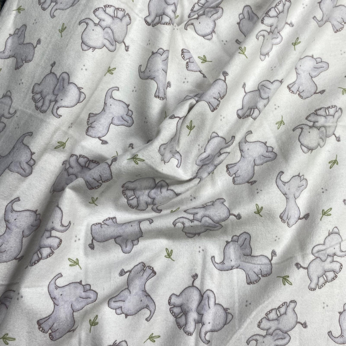 Pound A Metre Per Metre High Quality Brushed Cotton - 45" Wide (Baby Elephant)