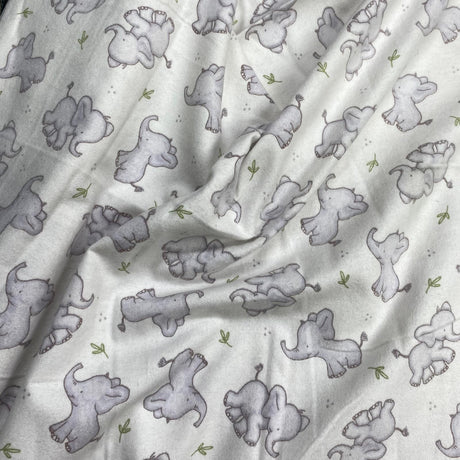 Pound A Metre Per Metre High Quality Brushed Cotton - 45" Wide (Baby Elephant)