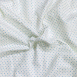 Pound A Metre Per Metre High Quality Brushed Cotton - 45" Wide (Blue Polka)