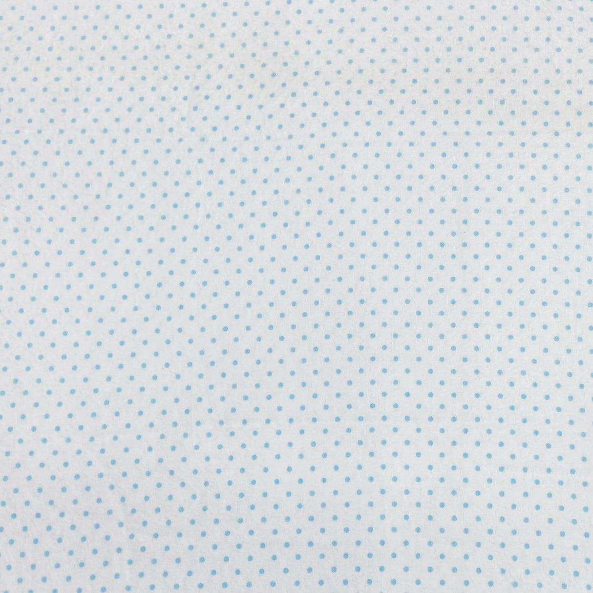 Pound A Metre Per Metre High Quality Brushed Cotton - 45" Wide (Blue Polka)
