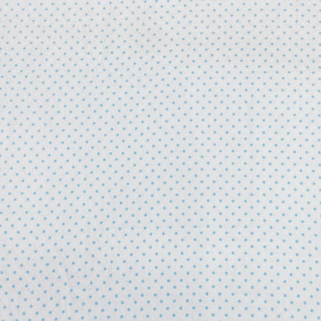 Pound A Metre Per Metre High Quality Brushed Cotton - 45" Wide (Blue Polka)