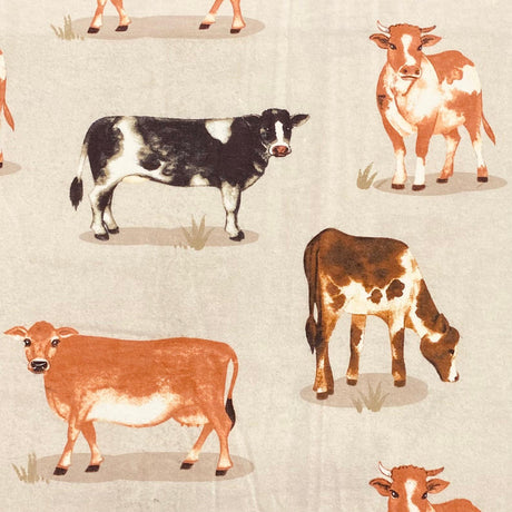 Pound A Metre Per Metre High Quality Brushed Cotton - 45" Wide (Cow)