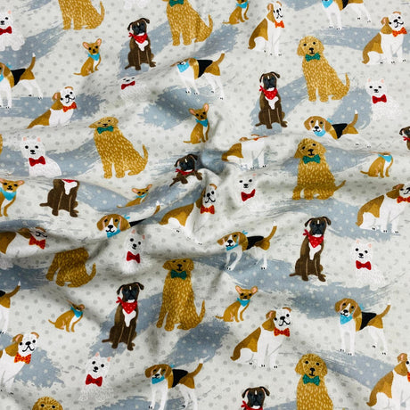 Pound A Metre Per Metre Per Metre High Quality Brushed Cotton - 45" Wide (Dog)