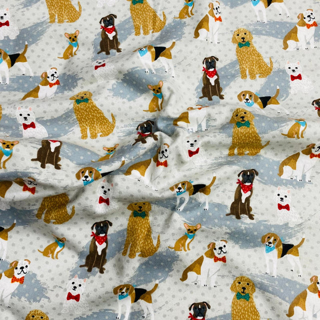 Pound A Metre Per Metre Per Metre High Quality Brushed Cotton - 45" Wide (Dog)