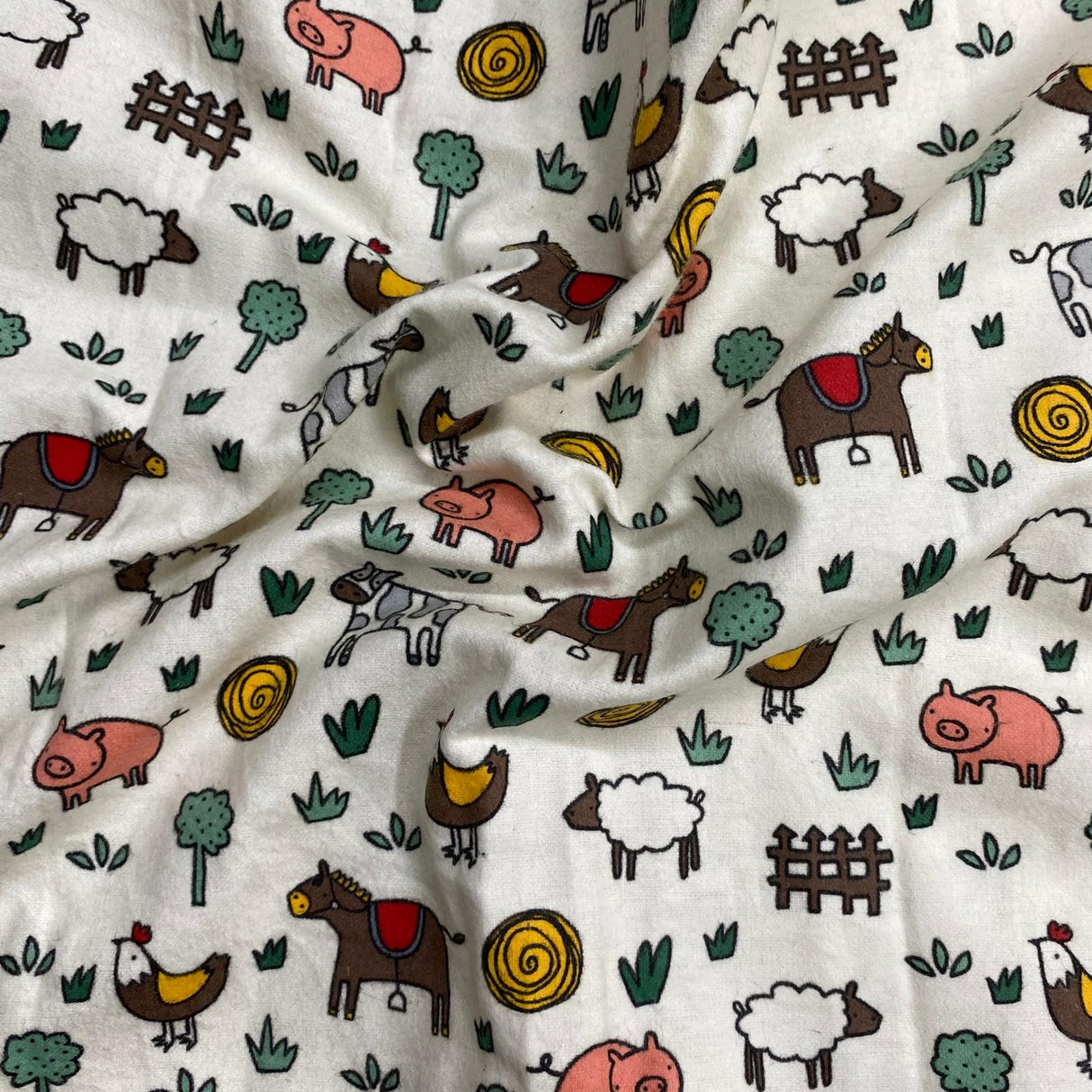 Pound A Metre Per Metre High Quality Brushed Cotton - 45" Wide (Farm)