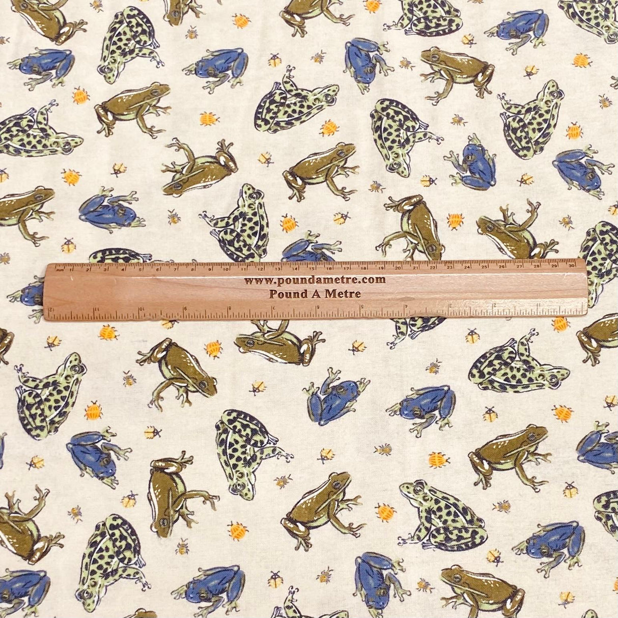 Pound A Metre Per Metre High Quality Brushed Cotton - 45" Wide (Frog)