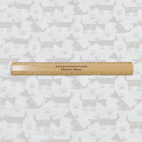 Pound A Metre Per Metre High Quality Brushed Cotton - 45" Wide (Hairy Dog)