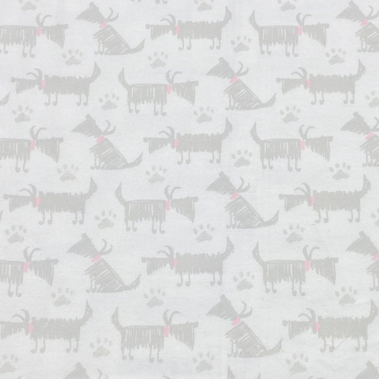 Pound A Metre Per Metre High Quality Brushed Cotton - 45" Wide (Hairy Dog)