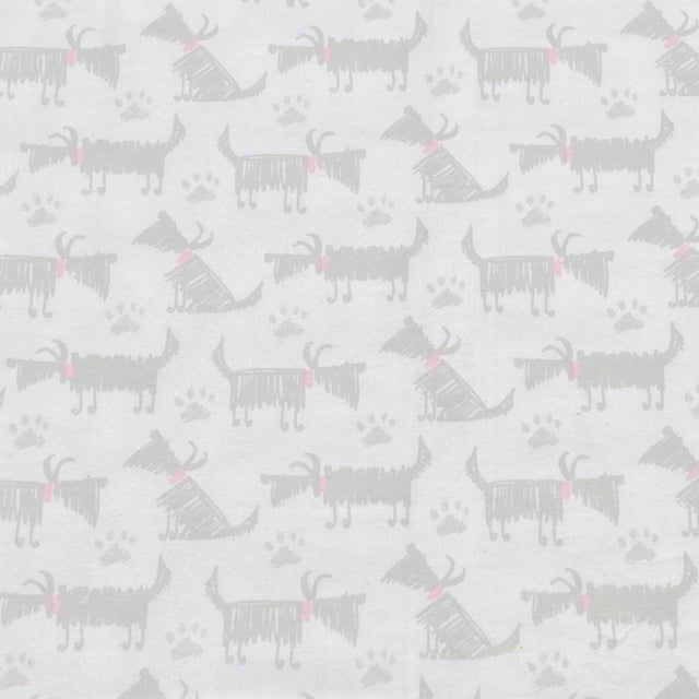 Pound A Metre Per Metre High Quality Brushed Cotton - 45" Wide (Hairy Dog)