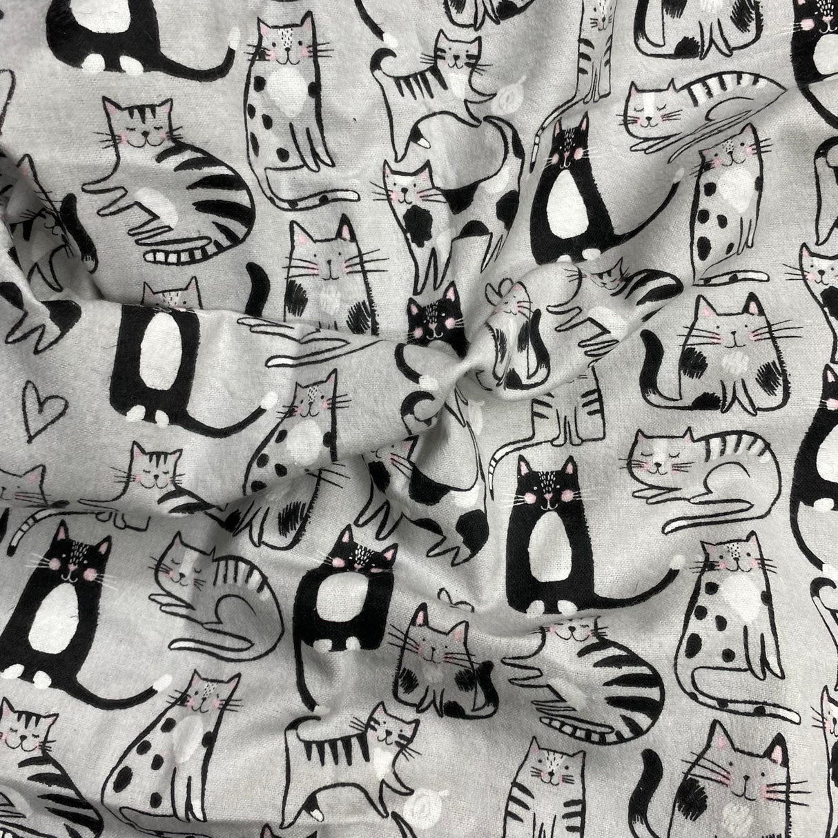 Pound A Metre Per Metre Per Metre High Quality Brushed Cotton - 45" Wide (Kitty)