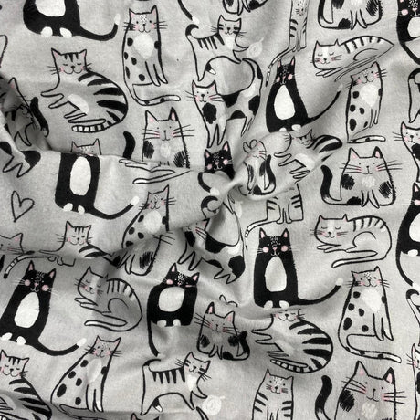 Pound A Metre Per Metre Per Metre High Quality Brushed Cotton - 45" Wide (Kitty)