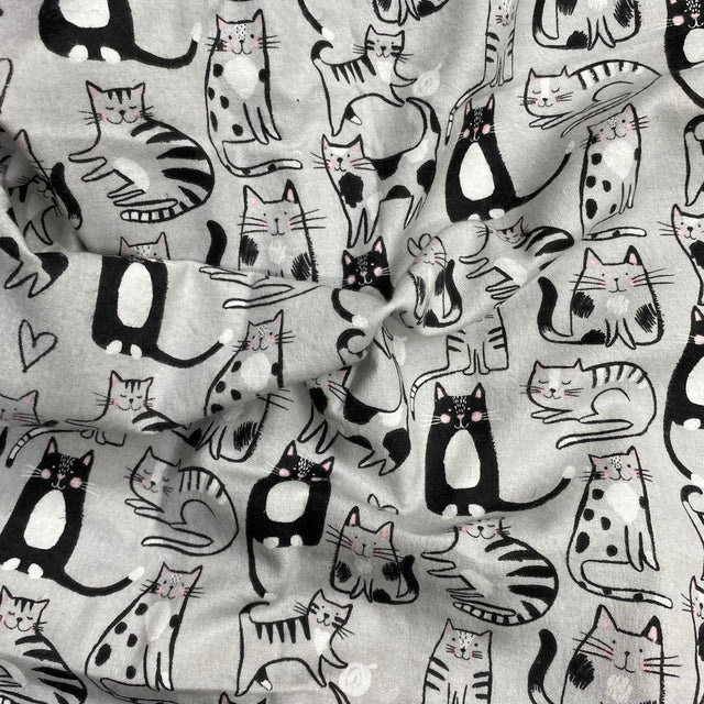 Pound A Metre Per Metre Per Metre High Quality Brushed Cotton - 45" Wide (Kitty)