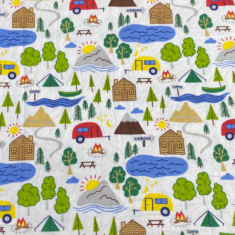 Pound A Metre Per Metre Per Metre High Quality Brushed Cotton - 45" Wide (Lake)