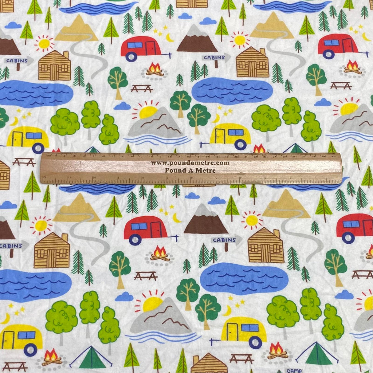Pound A Metre Per Metre Per Metre High Quality Brushed Cotton - 45" Wide (Lake)