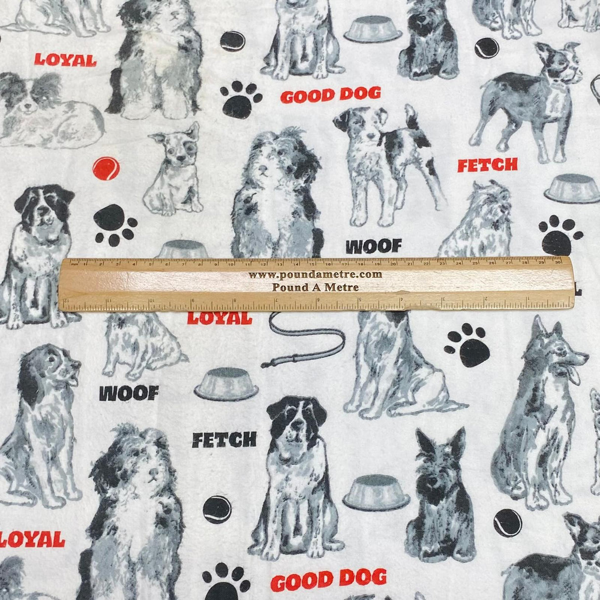 Pound A Metre Per Metre Per Metre High Quality Brushed Cotton - 45" Wide (Loyal Dog)