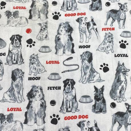 Pound A Metre Per Metre Per Metre High Quality Brushed Cotton - 45" Wide (Loyal Dog)