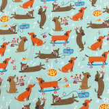 Pound A Metre Per Metre Per Metre High Quality Brushed Cotton - 45" Wide (Mint Dog)