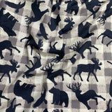 Pound A Metre Per Metre High Quality Brushed Cotton - 45" Wide (Moose & Bear)