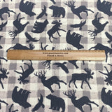 Pound A Metre Per Metre High Quality Brushed Cotton - 45" Wide (Moose & Bear)
