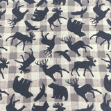 Pound A Metre Per Metre High Quality Brushed Cotton - 45" Wide (Moose & Bear)