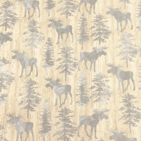 Pound A Metre Per Metre Per Metre High Quality Brushed Cotton - 45" Wide (Moose)