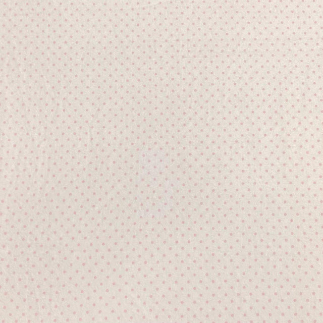 Pound A Metre Per Metre High Quality Brushed Cotton - 45" Wide (Pink Polka)