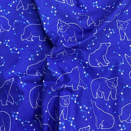 Pound A Metre Per Metre High Quality Brushed Cotton - 45" Wide (Royal)