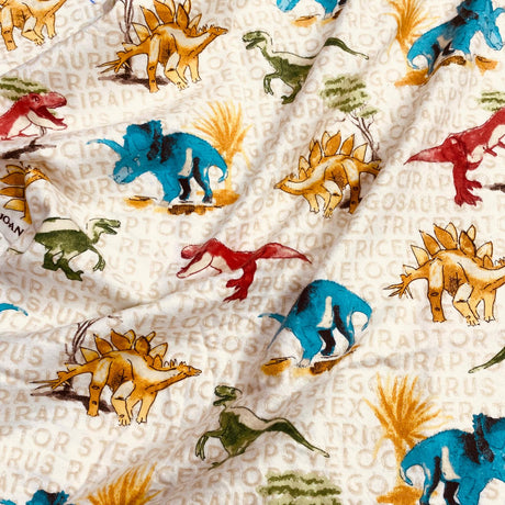 Pound A Metre Per Metre High Quality Brushed Cotton - 45" Wide (Stegosaurus)