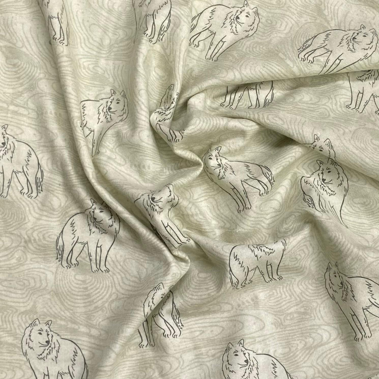 Pound A Metre Per Metre High Quality Brushed Cotton - 45" Wide (Werewolf)