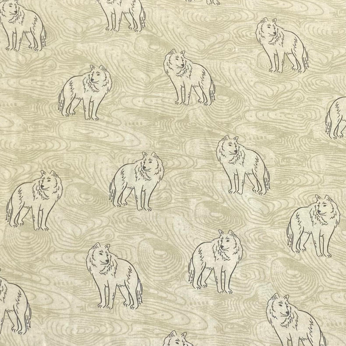 Pound A Metre Per Metre High Quality Brushed Cotton - 45" Wide (Werewolf)