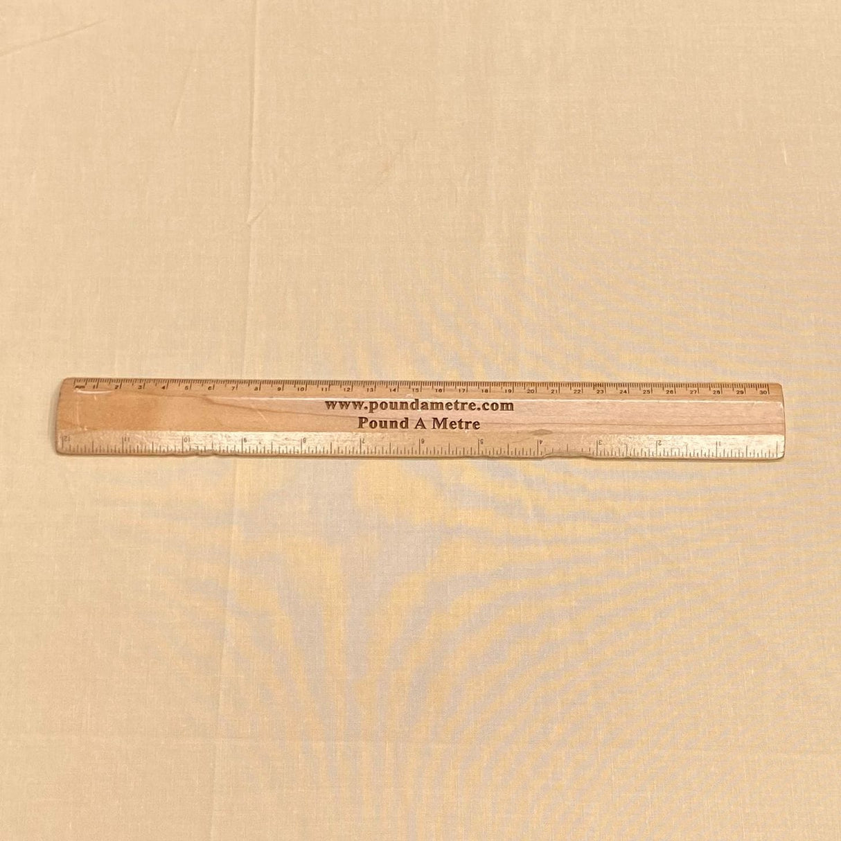 Pound A Metre Per Metre Linen Look 100% Cotton - 59'' Wide (Beige)