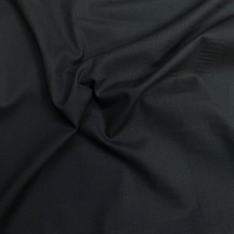 Pound A Metre Per Metre Linen Look 100% Cotton - 59'' Wide (Black)