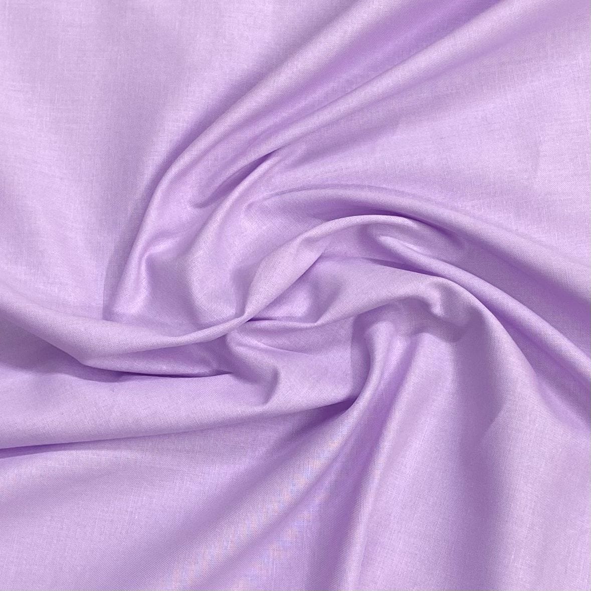 Pound A Metre Per Metre Linen Look 100% Cotton - 59'' Wide (Lilac)