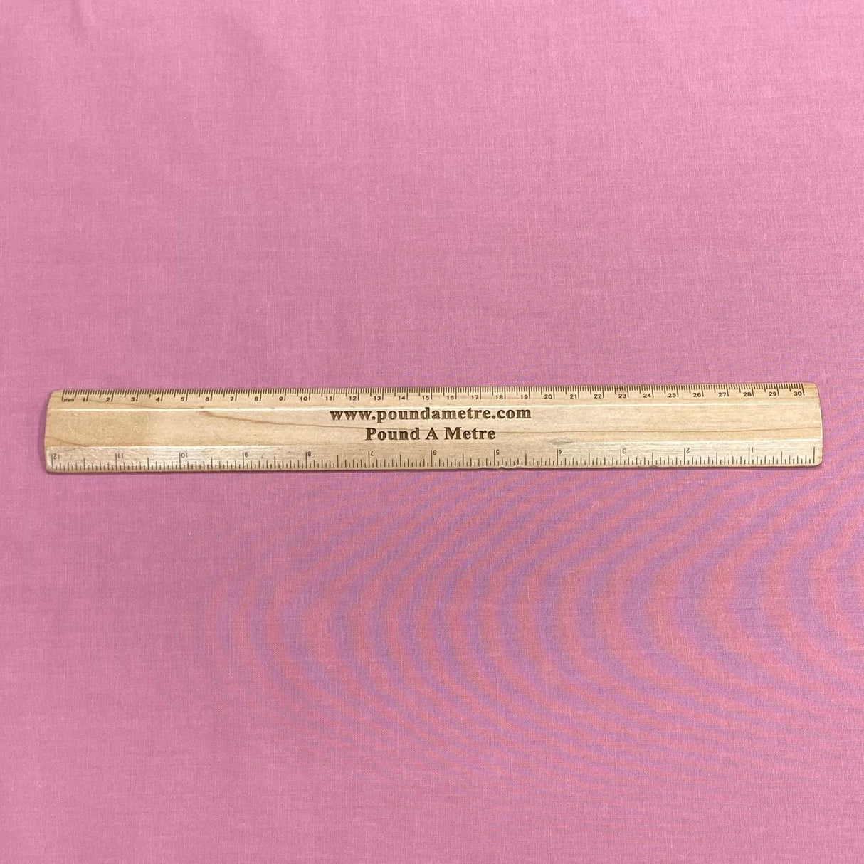 Pound A Metre Per Metre Linen Look 100% Cotton - 59'' Wide (Mauve)